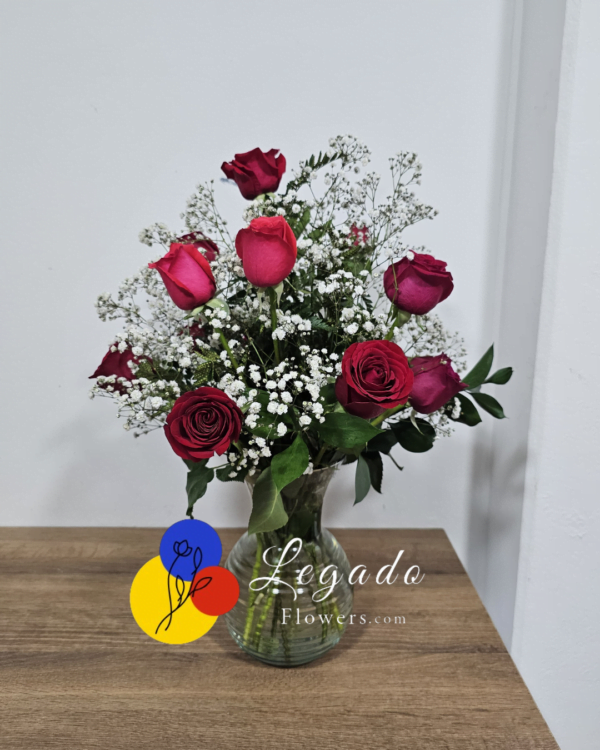 Floral Sunrise- Hand Crafted One Dozen Arrangement