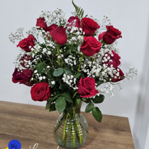 Bloom - 24 Roses Hand Crafted Arrangement