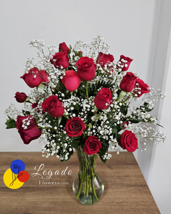 Dream Paradise- 32/36 Roses Hand Crafted Arrangement - Image 2