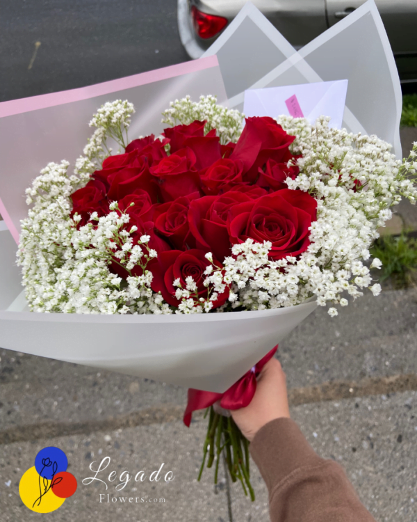 Elegance- 8/12/15/24/36 Rose Bouquet - Image 8