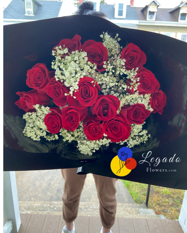 Elegance- 8/12/15/24/36 Rose Bouquet - Image 7