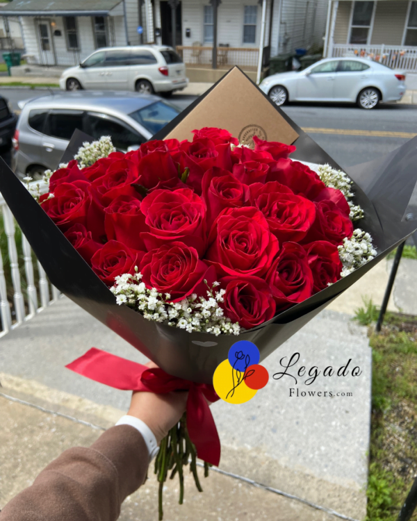Elegance- 8/12/15/24/36 Rose Bouquet - Image 6