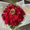 Elegance with Babys Breath- 8/12/15/24/36 Rose Bouquet - Image 2