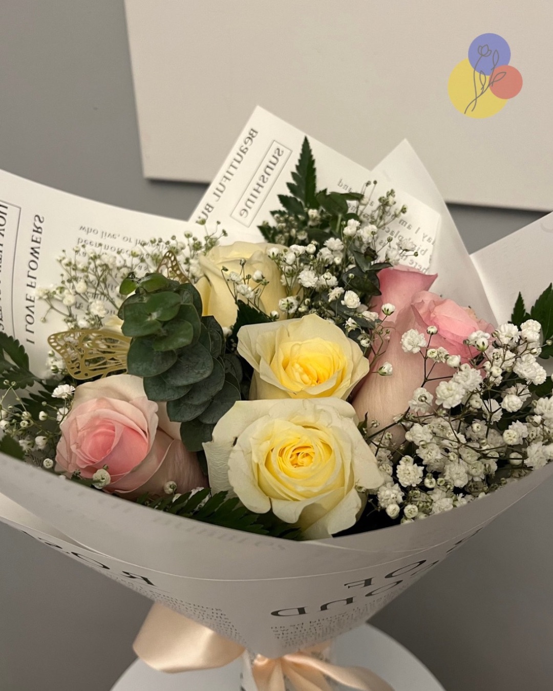 Elegance with Babys Breath- 8/12/15/24/36 Rose Bouquet - Image 14