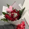Elegance with Babys Breath- 8/12/15/24/36 Rose Bouquet - Image 15