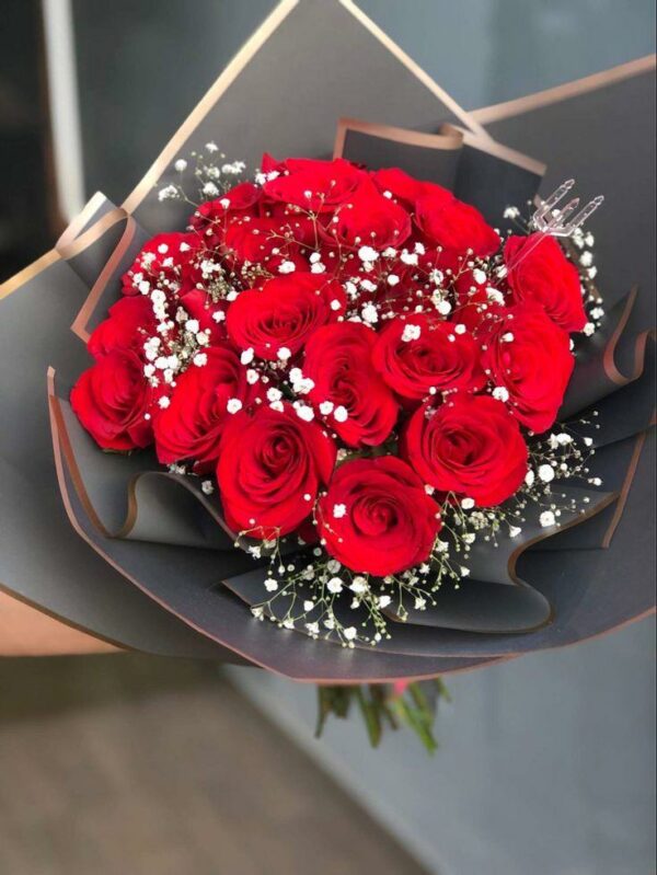 Elegance- 8/12/15/24/36 Rose Bouquet - Image 4
