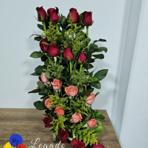 Radiant Roses- Hand Crafted 20 Rose Arrangement