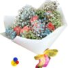 Baby’s Breath Bouquet with Rose Accents - Image 3